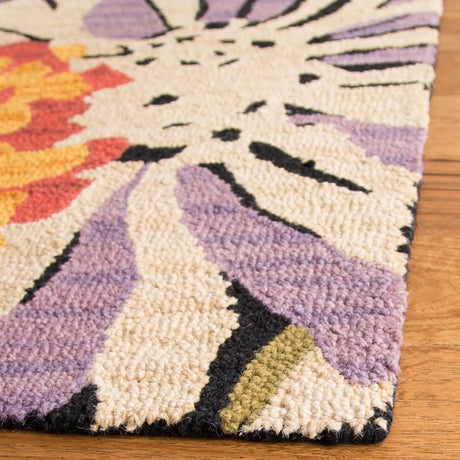 Safavieh Jardin 4'-0" x 6'-0" Rug in Black / Multi