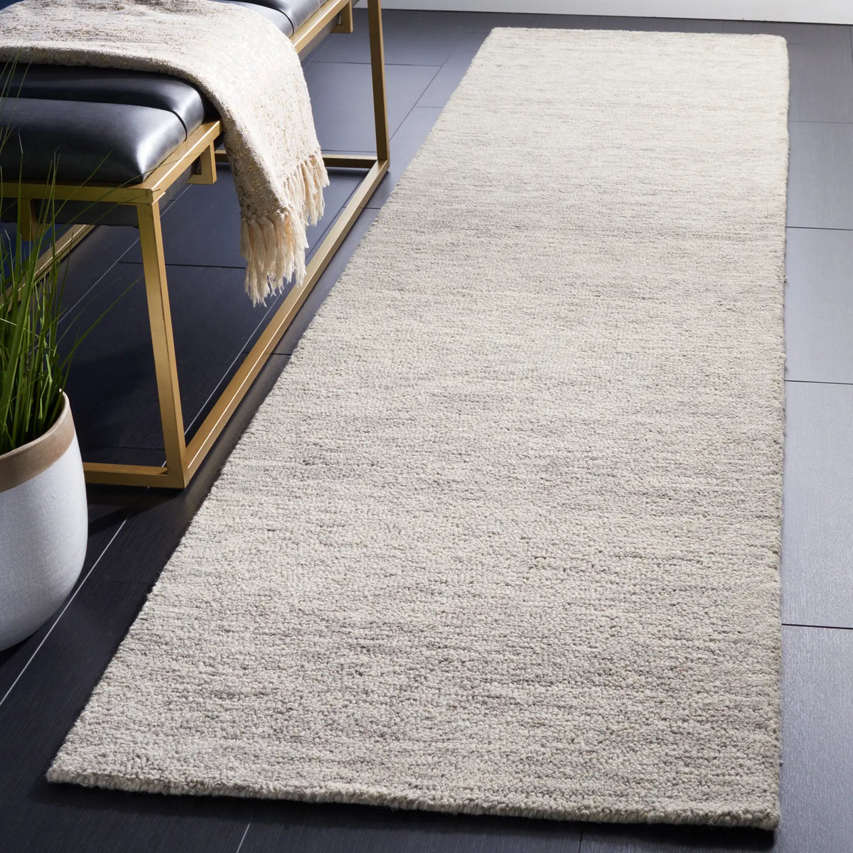Safavieh Metro 2'-3" x 9'-0" Rug in Sage / Ivory