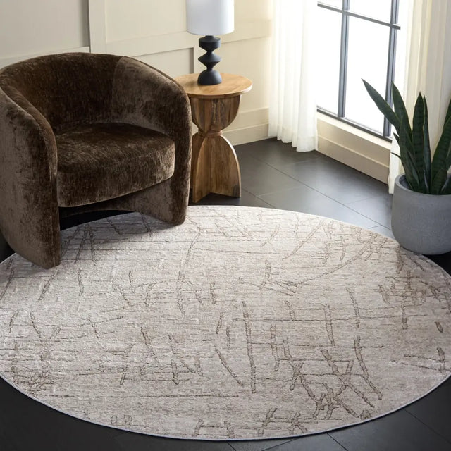 Safavieh Spectrum 6'-7" x 6'-7" Rug in Beige / Light Grey