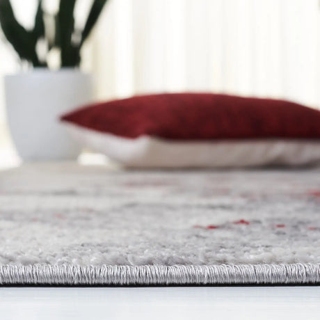 Safavieh Adirondack 4'-0" x 6'-0" Rug in Red / Grey