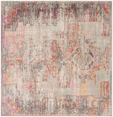 Safavieh Crystal 5'-0" x 5'-0" Rug in Light Grey / Purple