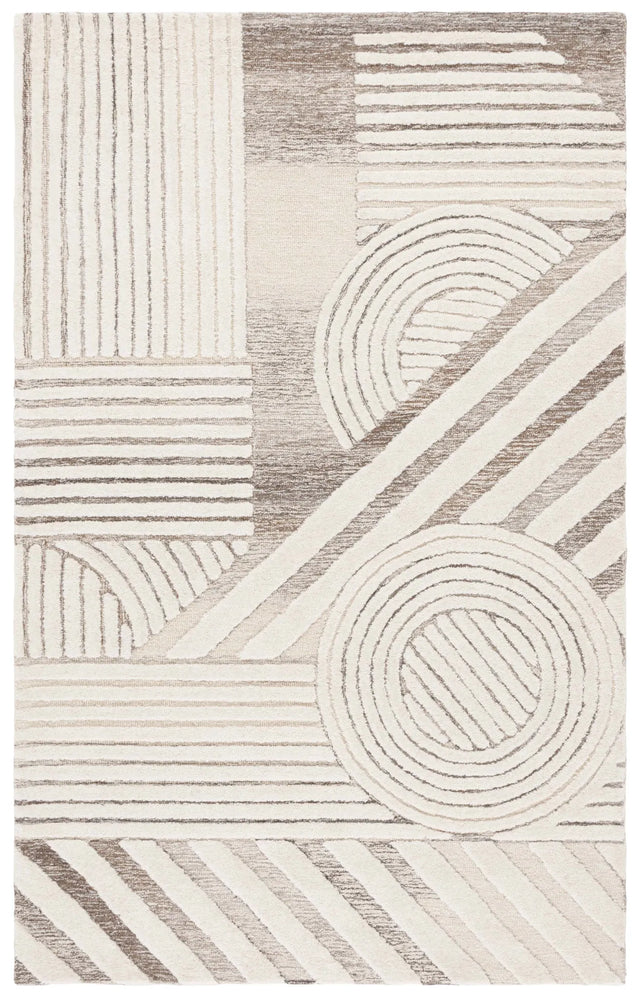 Safavieh Ebony 4'-0" x 6'-0" Rug in Ivory / Brown
