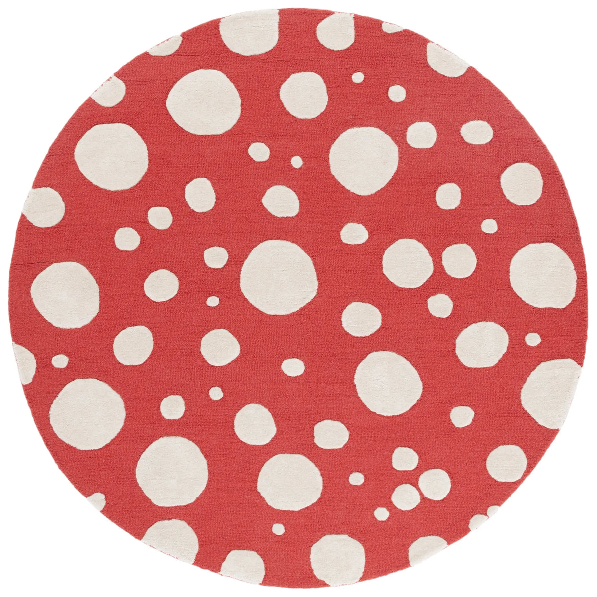 Safavieh Cambridge 6'-0" x 6'-0" Rug in Red / Ivory
