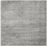 Safavieh Santa Monica Shag 6'-7" x 6'-7" Rug in Silver