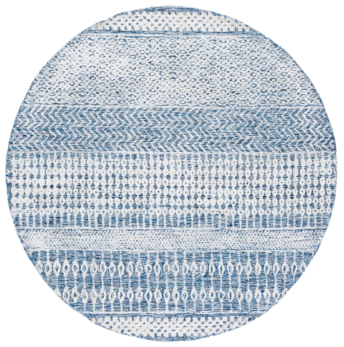 Safavieh Glamour 6'-0" x 6'-0" Rug in Navy / Ivory
