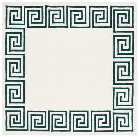 Safavieh Metro 6'-0" x 6'-0" Rug in Ivory / Green