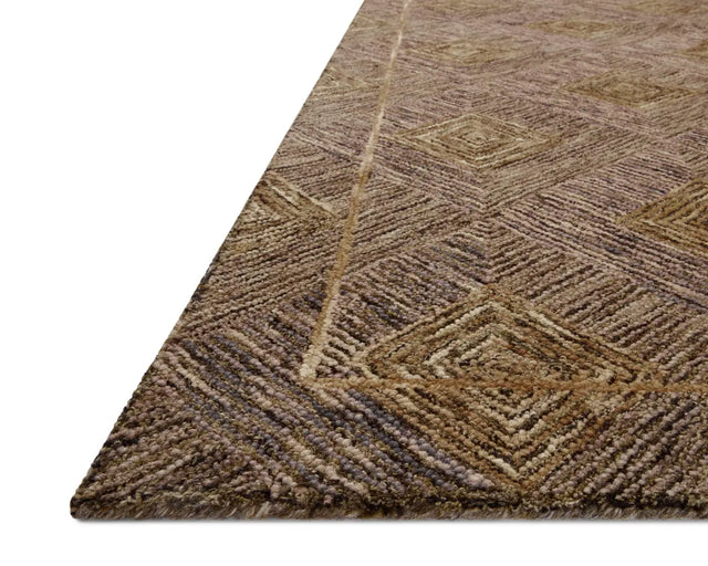 Loloi Varena Var-04 Plum/Gold Rug - rug corner