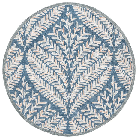 Safavieh Capri 5'-0" x 5'-0" Rug in Grey / Ivory