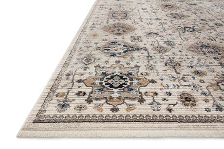 Loloi Leigh Lei-02 Ivory/Taupe Rugs - rug corner