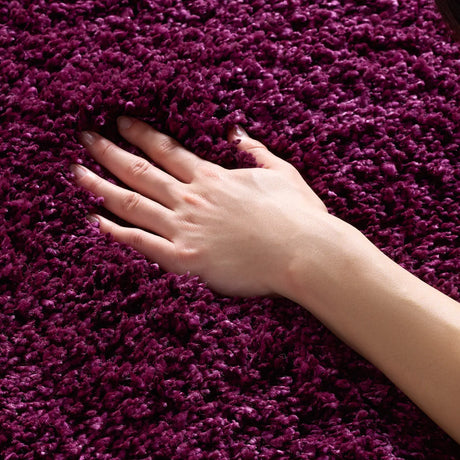 Safavieh Shag 4'-0" x 6'-0" Rug in Purple