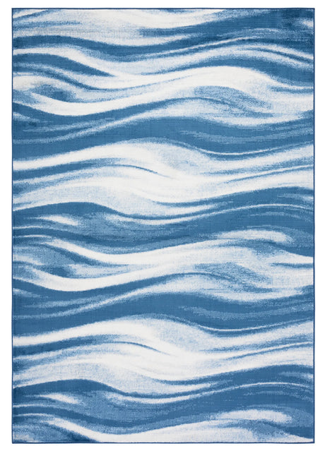 Safavieh Jasper 100 4'-0" x 6'-0" Rug in Navy / Ivory