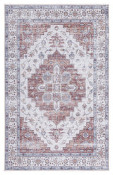 Safavieh Tucson 4'-0" x 6'-0" Rug in Ivory / Rust