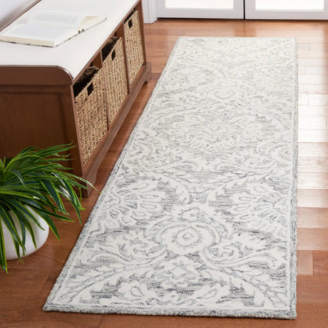 Safavieh Blossom 2'-3" x 8'-0" Rug in Grey / Ivory