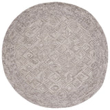 Safavieh Textual 6'-0" x 6'-0" Rug in Brown