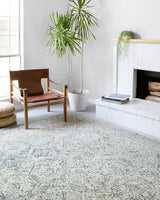 Loloi Ziva Zv-03 Bluestone Rugs - room scene 1