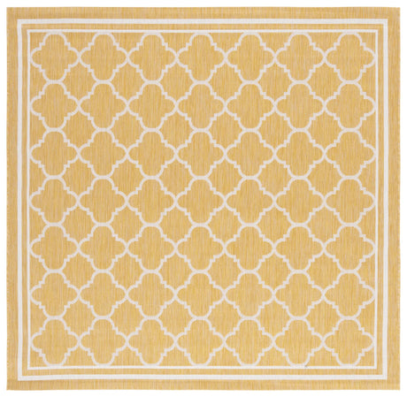 Safavieh Courtyard 6'-7" x 6'-7" Rug in Gold / Beige