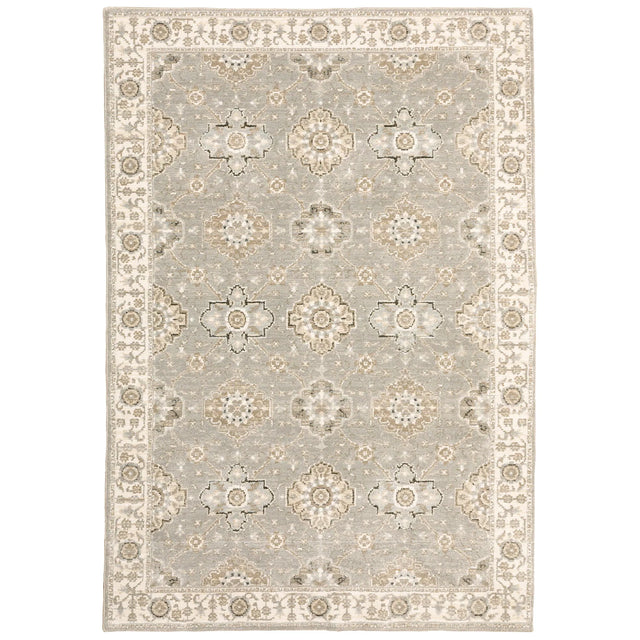 Oriental Weavers Sphinx Andorra 8929H Grey / Ivory Rugs - main flat