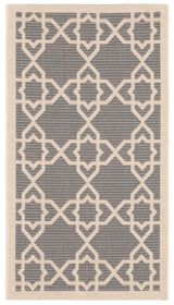 Safavieh Courtyard 2'-0" x 3'-7" Rug in Grey / Beige