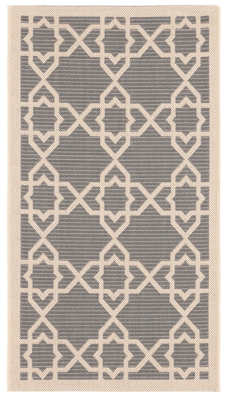 Safavieh Courtyard 2'-0" x 3'-7" Rug in Grey / Beige