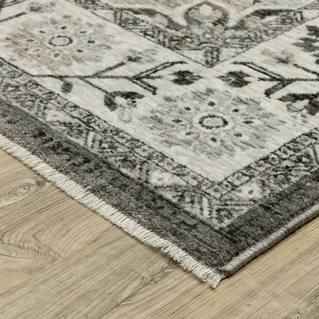 Oriental Weavers Sphinx Chamberlain CH08B Beige Rugs - corner detail
