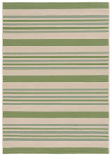 Safavieh Courtyard 4'-0" x 5'-7" Rug in Beige / Green