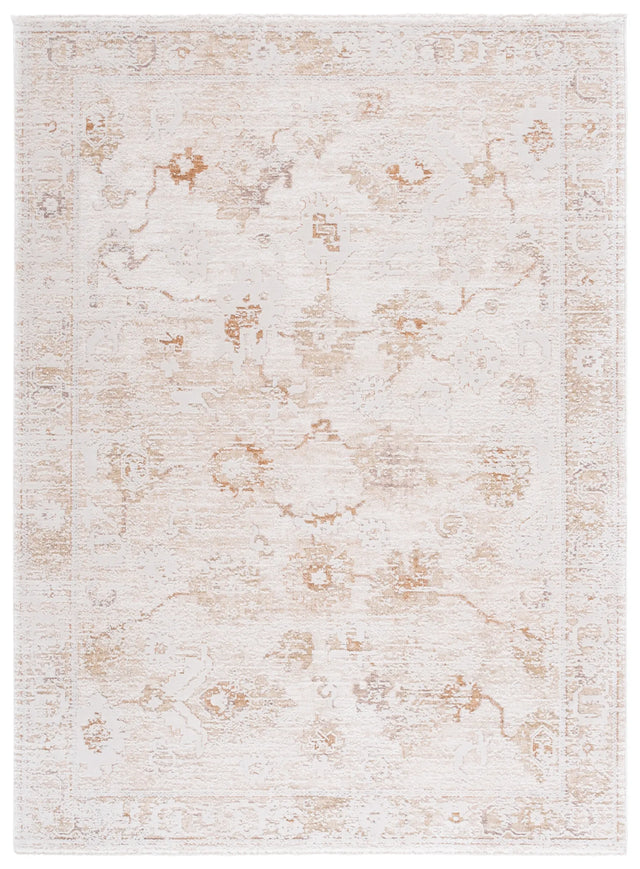 Safavieh Romance 300 5'-3" x 7'-6" Rug in Ivory / Beige Rust