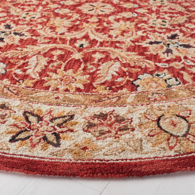 Safavieh Chelsea 5'-6" x 5'-6" Rug in Red / Ivory