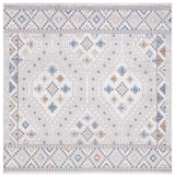 Safavieh Eternal 6'-7" x 6'-7" Rug in Grey / Ivory