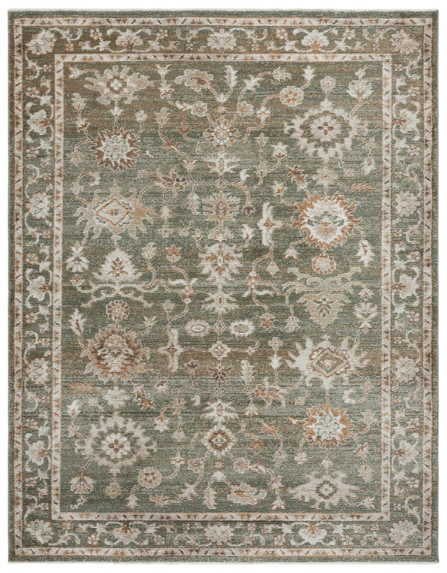 Safavieh Hazel 500 4'-0" x 6'-0" Rug in Green / Ivory