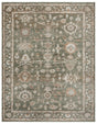 Safavieh Hazel 500 4'-0" x 6'-0" Rug in Green / Ivory