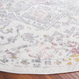 Safavieh Layla 6'-7" x 6'-7" Rug in Ivory Grey / Pink