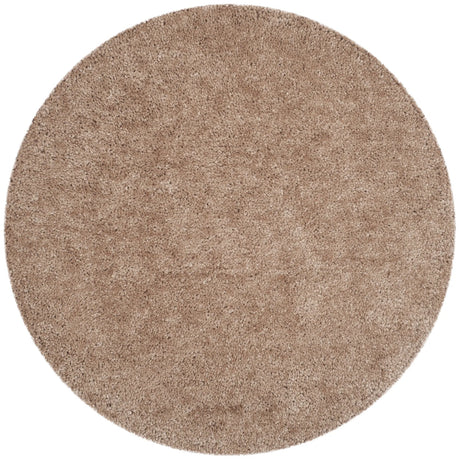 Safavieh Shag 6'-0" x 6'-0" Rug in Beige