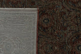 Dynamic Rugs Atlanta 11757 Power Loomed Traditional Red/Multi Rug - Corner