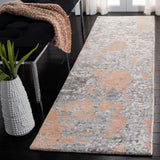 Safavieh Restoration Vintage 2'-3" x 8'-0" Rug in Rust / Grey