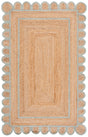 Safavieh Natural Fiber 4'-0" x 6'-0" Rug in Natural / Light Blue