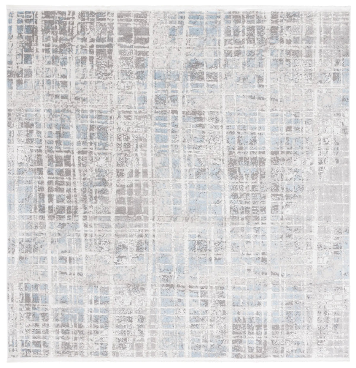 Safavieh Mila 6'-7" x 6'-7" Rug in Grey / Light Blue