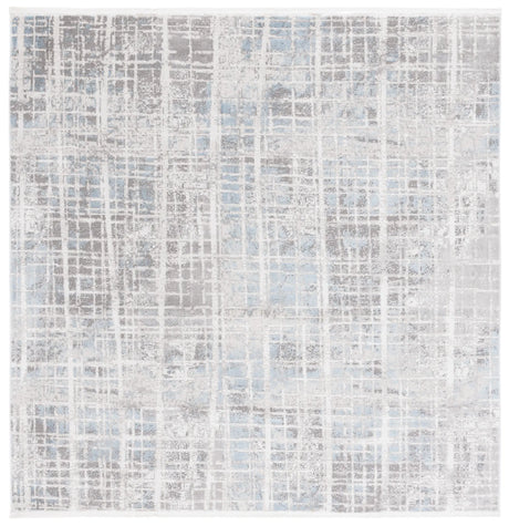 Safavieh Mila 6'-7" x 6'-7" Rug in Grey / Light Blue