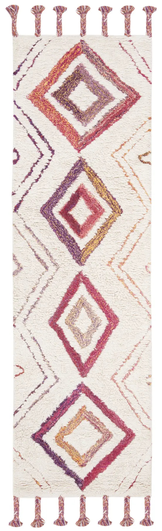 Safavieh Casablanca 2'-3" x 8'-0" Rug in Ivory / Multi