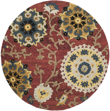 Safavieh Blossom 6'-0" x 6'-0" Rug in Red / Multi
