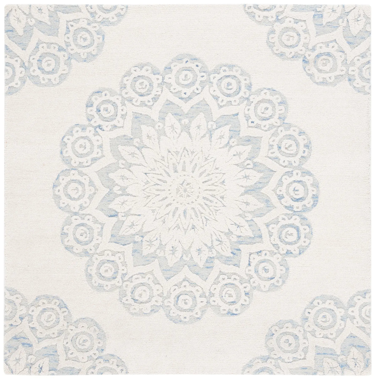 Safavieh Blossom 6'-0" x 6'-0" Rug in Ivory / Blue