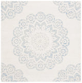 Safavieh Blossom 6'-0" x 6'-0" Rug in Ivory / Blue