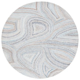 Safavieh Abstract 6'-0" x 6'-0" Rug in Beige / Blue