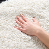 Safavieh Florida Shag 3'-3" x 5'-3" Rug in Black / Ivory