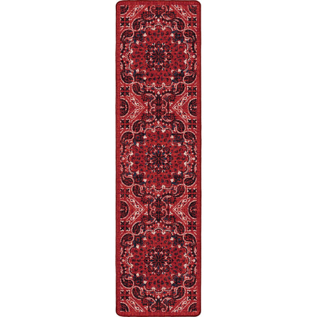 American Dakota Kerchief Rodeo Red Rug
