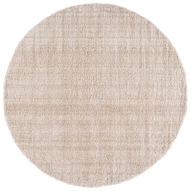 Safavieh Everett Shag 6'-7" x 6'-7" Rug in Ivory / Beige