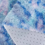 Safavieh Rainbow Shag 4'-0" x 6'-0" Rug in Rainbow / Multi