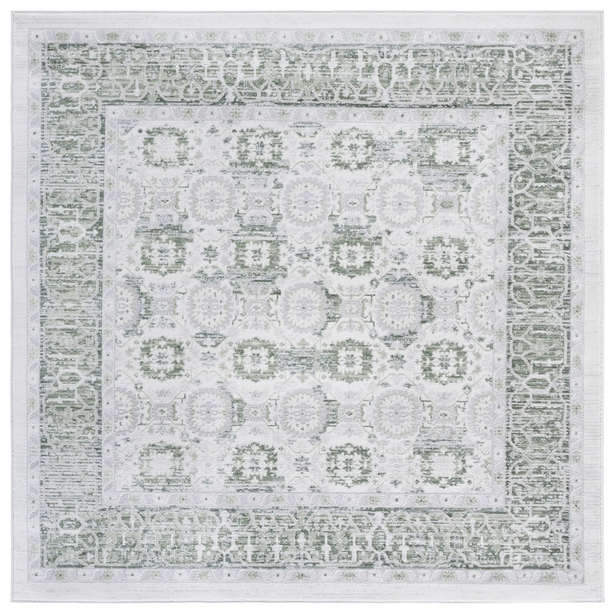 Safavieh Prestige 6'-7" x 6'-7" Rug in Ivory / Light Green