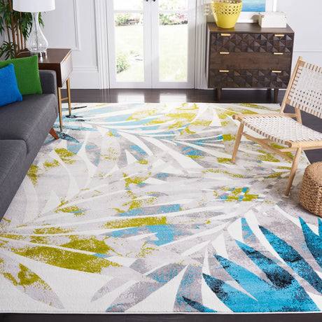 Safavieh Skyler 10'-0" x 14'-0" Rug in Grey / Green