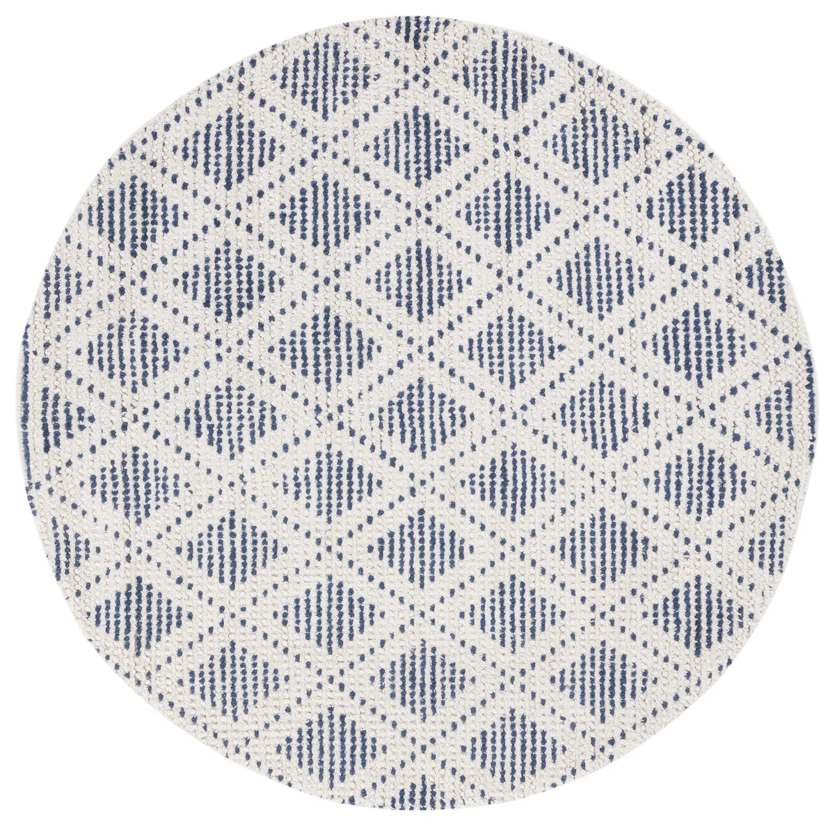 Safavieh Natura 6'-0" x 6'-0" Rug in Ivory / Blue