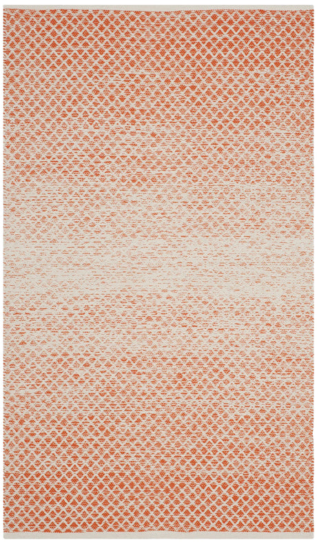 Safavieh Montauk 3'-0" x 5'-0" Rug in Orange / Ivory